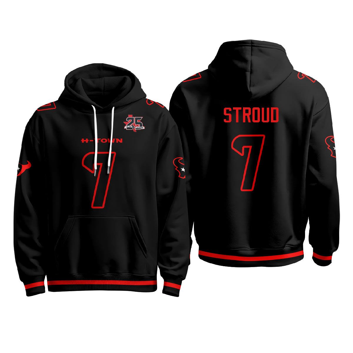 HOU Star Edition Pullover Hoodie - Printed