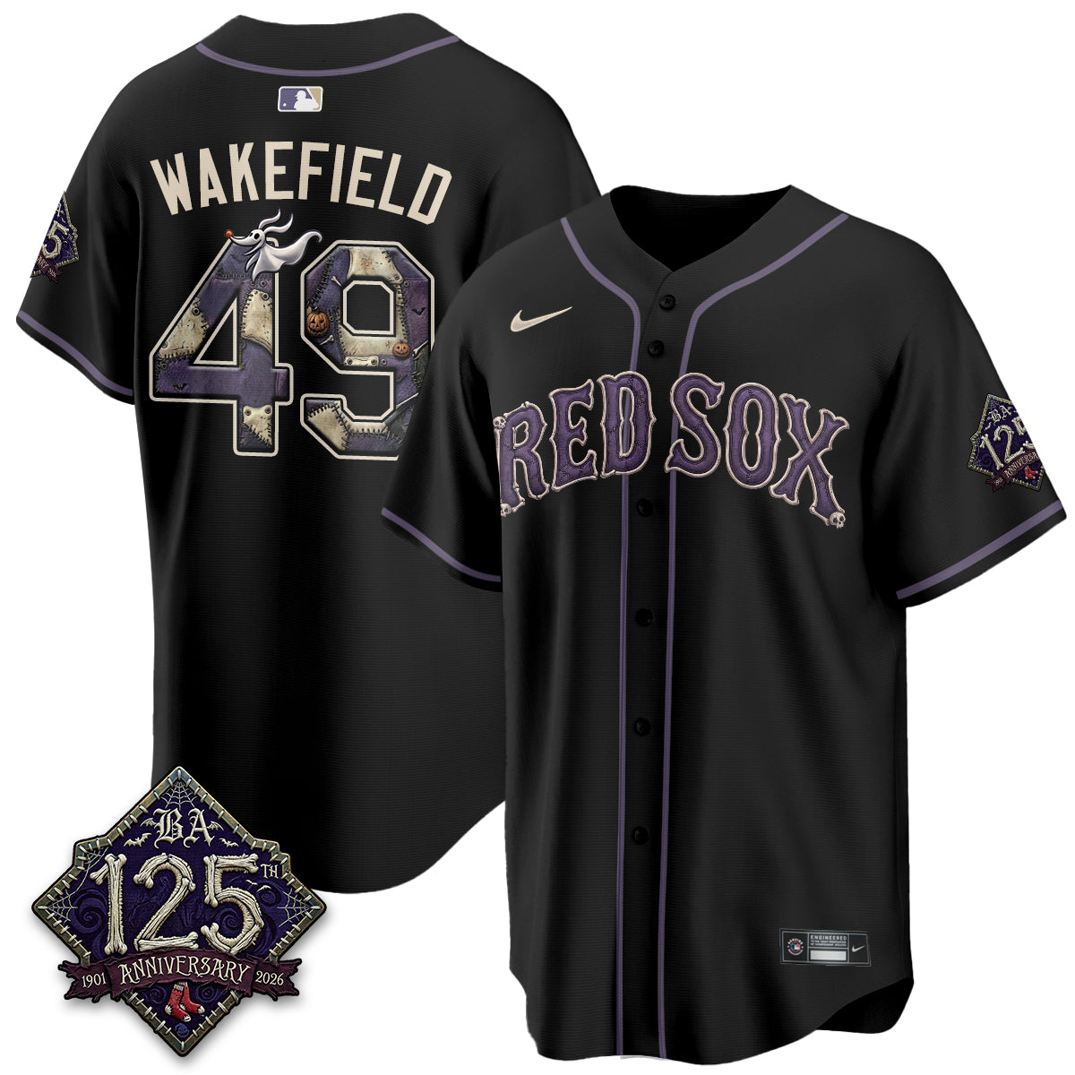 Boston Red Sox Nightmare Vapor Limited Jersey - Stitched
