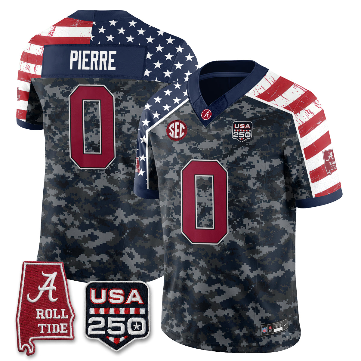 BAMA Camouflage Edition 2026 Vapor Limited Jersey - Stitched
