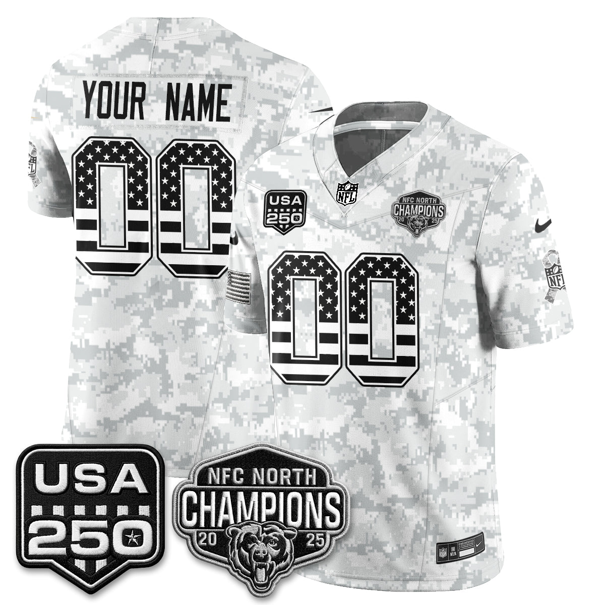 CHI 2026 Salute to Service Edition Vapor Custom Jersey - Stitched