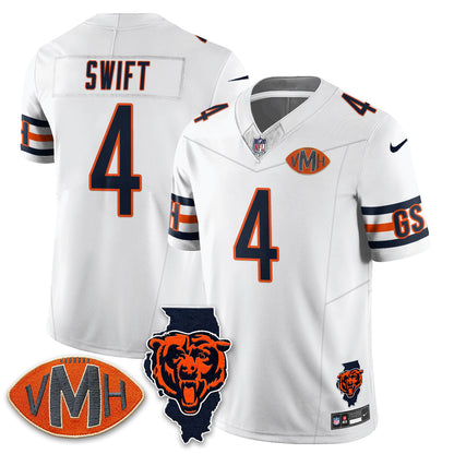 Chicago Bears Polar Bear Edition Vapor Jersey - Stitched