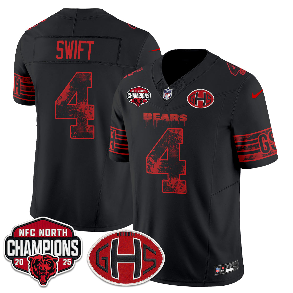 Chicago Bears 2026 Slasher Edition Vapor Jersey - Stitched