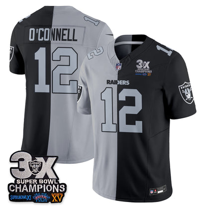 Las Vegas Raiders Split Edition Vapor Jersey - Stitched