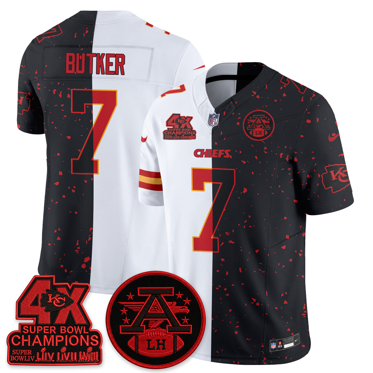 KC Split Edition Vapor Jersey - Stitched