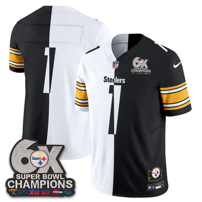 Pittsburgh Steelers 6x SBowl Split Edition Vapor Jersey - Stitched