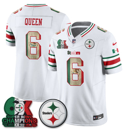 Pittsburgh Steelers Mexico Edition Vapor Jersey - Stitched