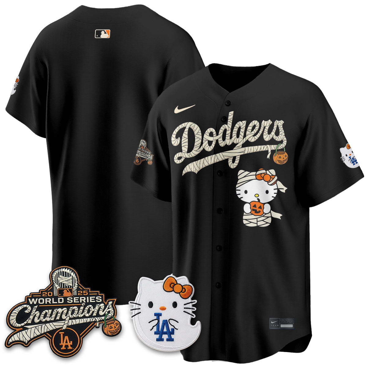 Los Angeles Dodgers Halloween 2026 Vapor Jersey V2- Stitched
