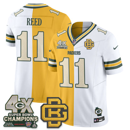 GB Rivalries Split Edition Vapor Jersey - Stitched
