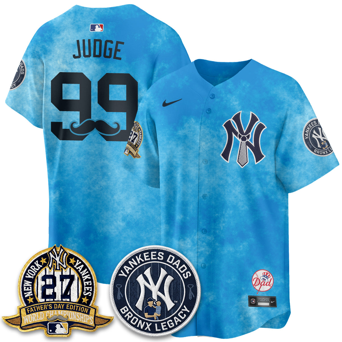 NYY Happy Father's Day 2026 Jersey - Stitched