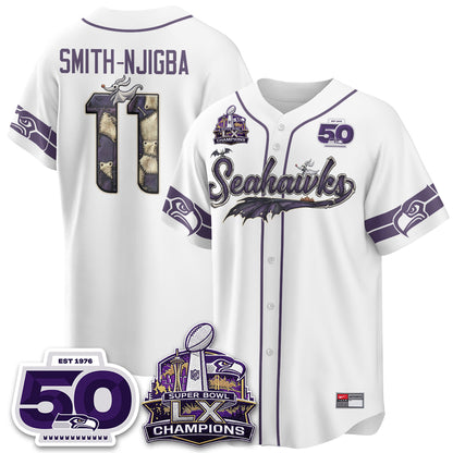 SEA 2026 Nightmare Edition Vapor Baseball Jersey - Stitched