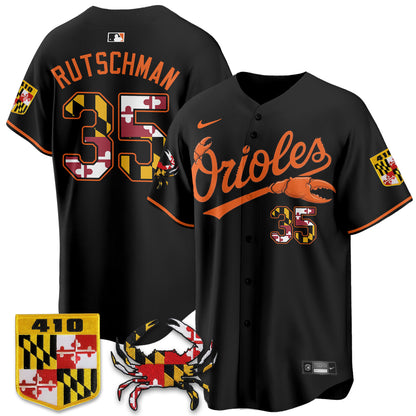 Baltimore Orioles Crab x Maryland Vapor Limited Jersey - Stitched
