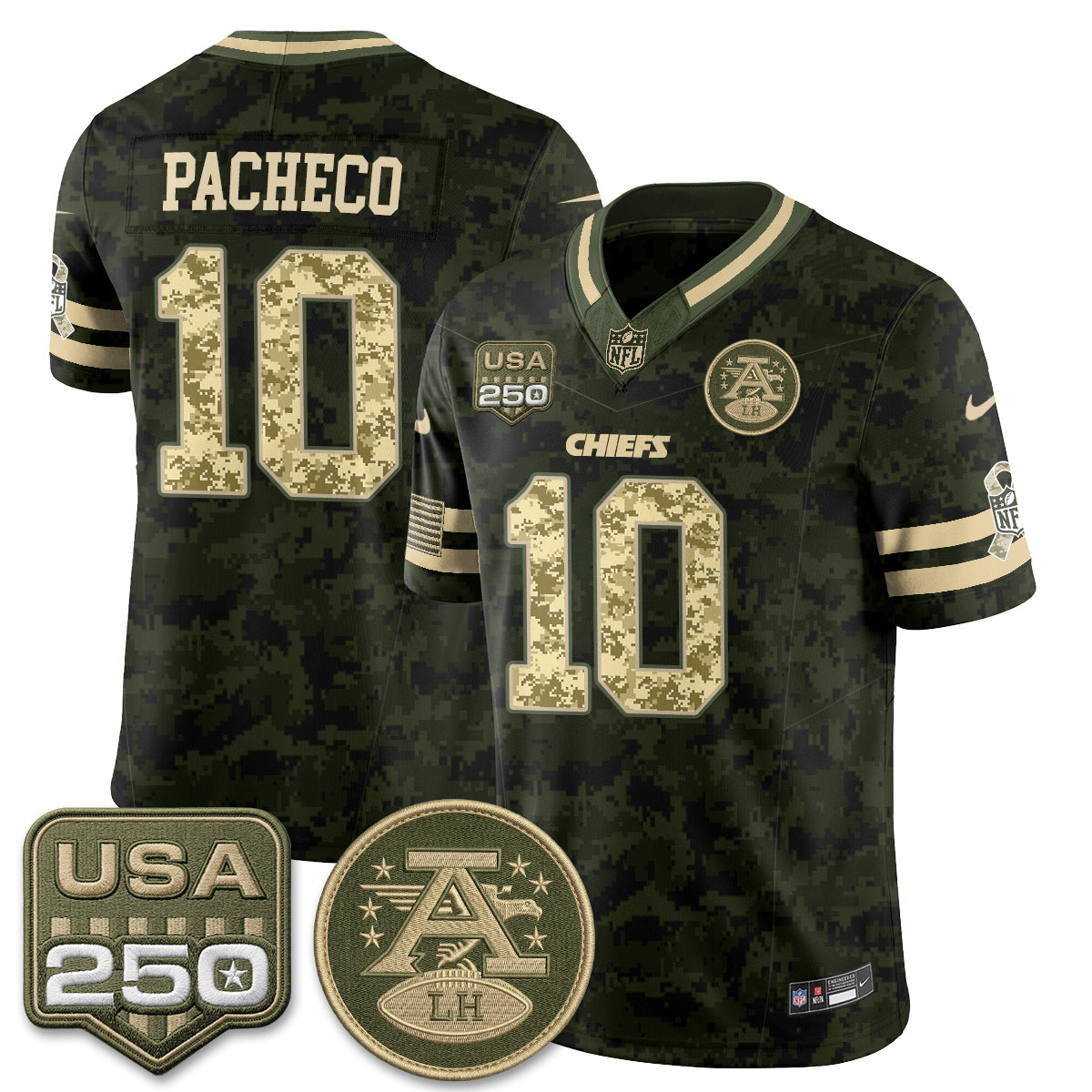 Kansas City Chiefs 2026 Salute to Service Vapor Jersey - Stitched