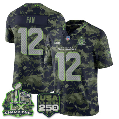 SEA 2026 Salute to Service Edition Vapor Jersey - Stitched n5