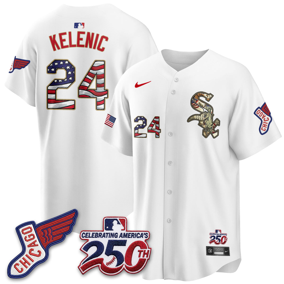 CWS 2026 Independence Day USA Vapor Jersey - Stitched