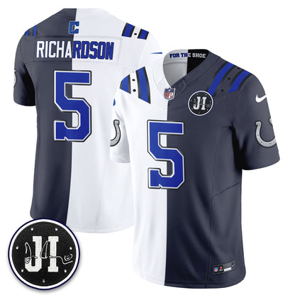 Indianapolis Colts 2026 Rivalries Split Vapor Jersey - Stitched
