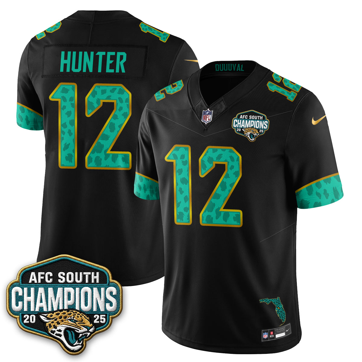 Jacksonville Jaguars Fangear Edition Vapor Jersey - Stitched