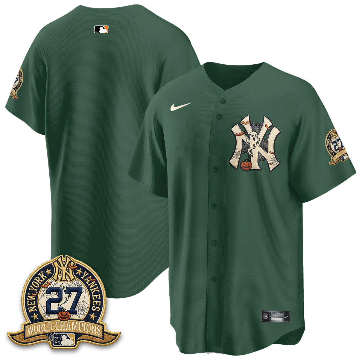 New York Yankees Halloween 2026 Vapor Limited Jersey - Stitched