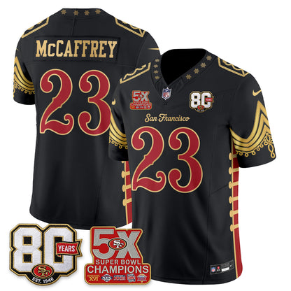 San Francisco 49ers Xmas Nutcracker Edition Vapor Jersey - Stitched