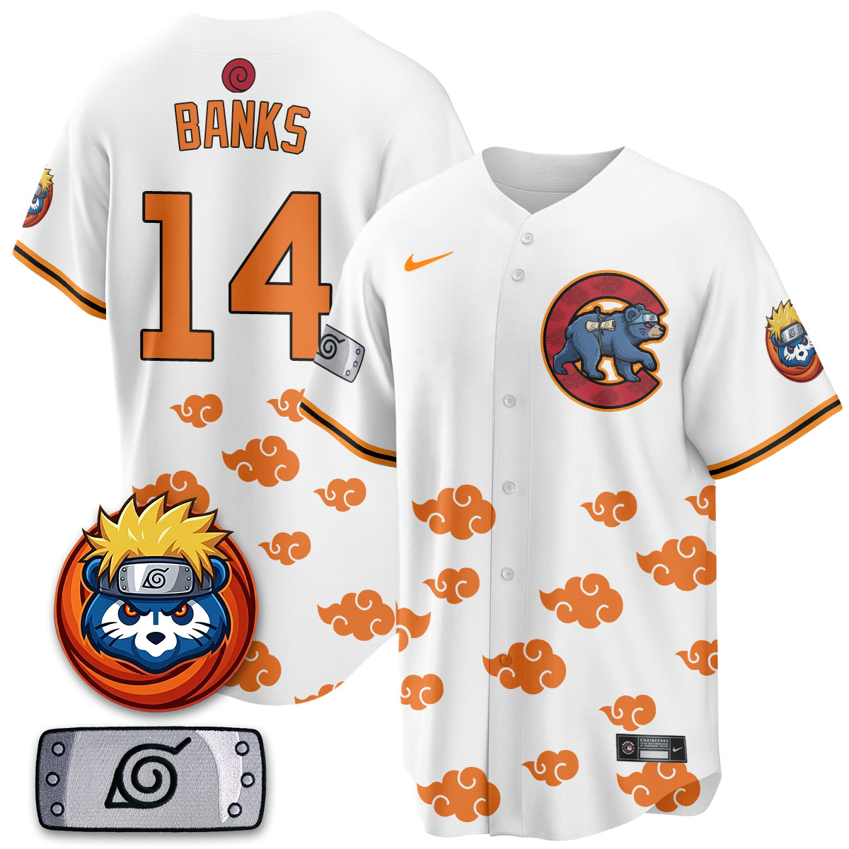 Chicago Cubs Naruto Akatsuki Vapor Limited Jersey V2- Stitched