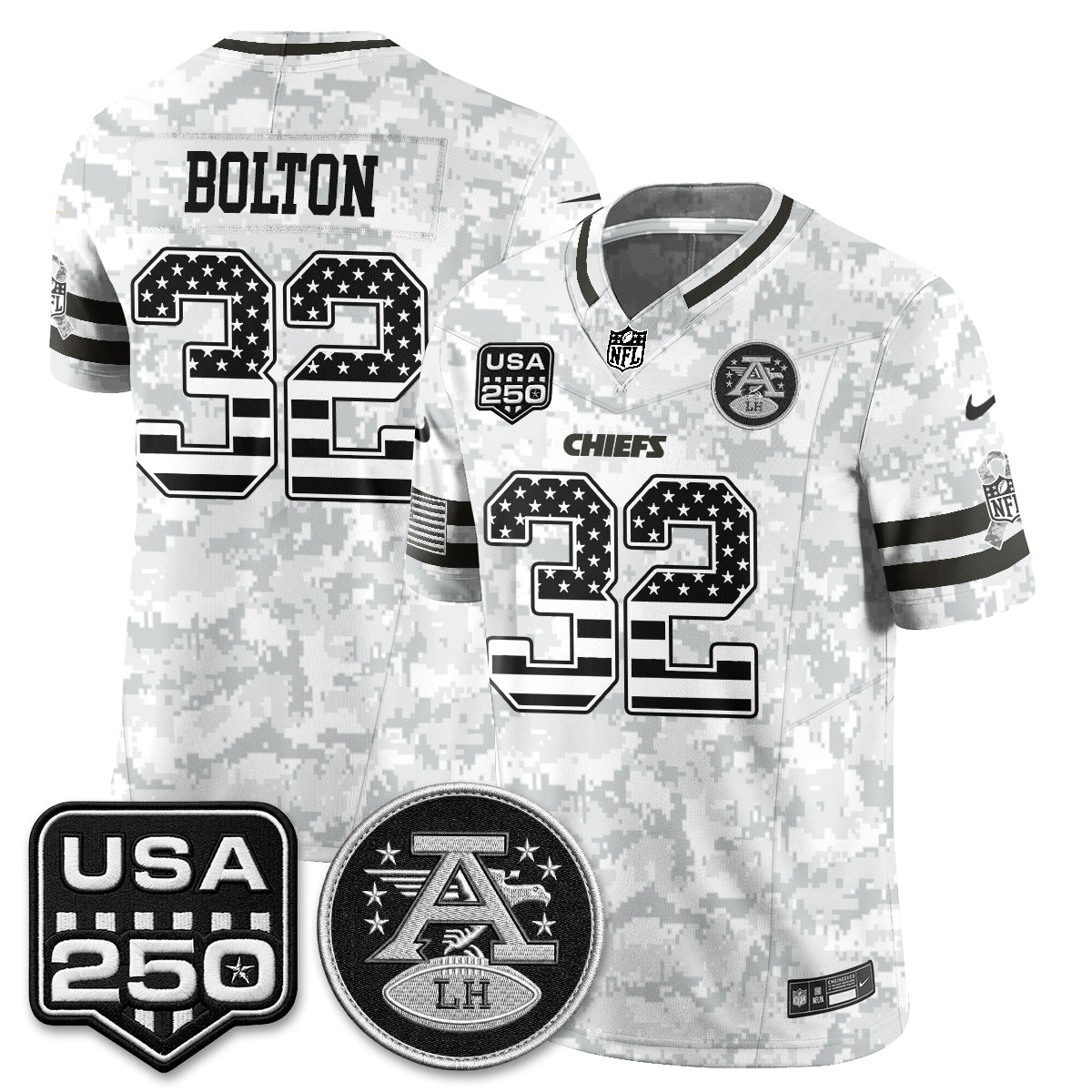 Kansas City Chiefs 2026 Salute to Service Vapor Jersey - Stitched