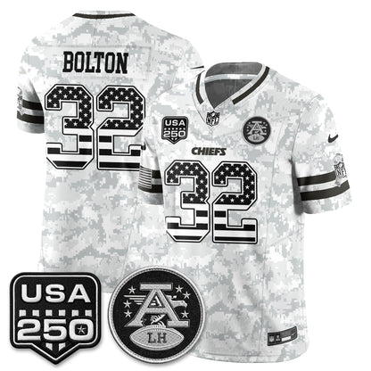 Kansas City Chiefs 2026 Salute to Service Vapor Jersey - Stitched