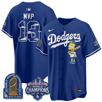 Los Angeles Dodgers x The Yellow Family Edition Vapor Jersey - Printed