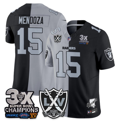 Las Vegas Raiders Split Edition Vapor Jersey V2- Stitched