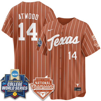 TEX Softball 2026 World Series (WCWS) Vapor Premier Limited Jersey - B2B Champs - Stitched