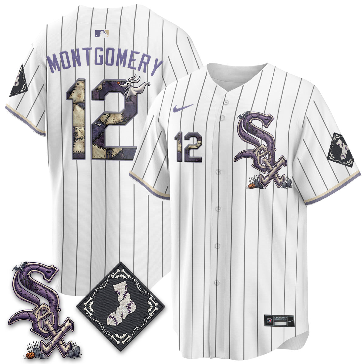 Chicago White Sox Nightmare Edition Vapor Jersey - Stitched