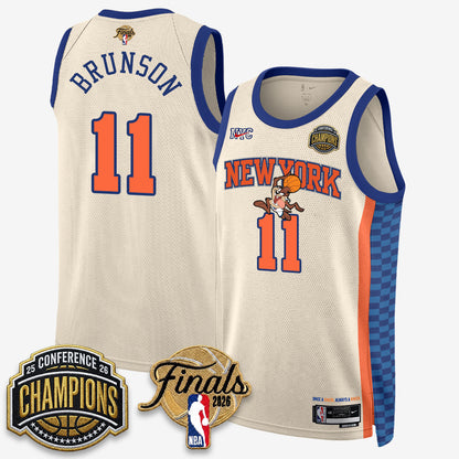 NYK 2026 NBA Eastern Conference Champions x Bunny Vapor Jersey V2- Stitched