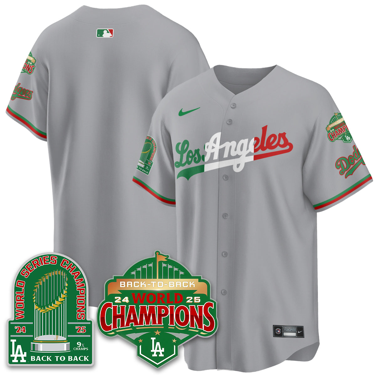 LAD Mexico Vapor Limited Jersey - 9x & B2B Champs - All Stitched