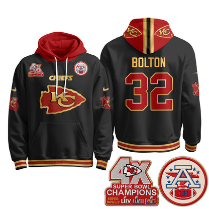 KC 4X Champs Gold Edition Fleece Hoodie - Printed
