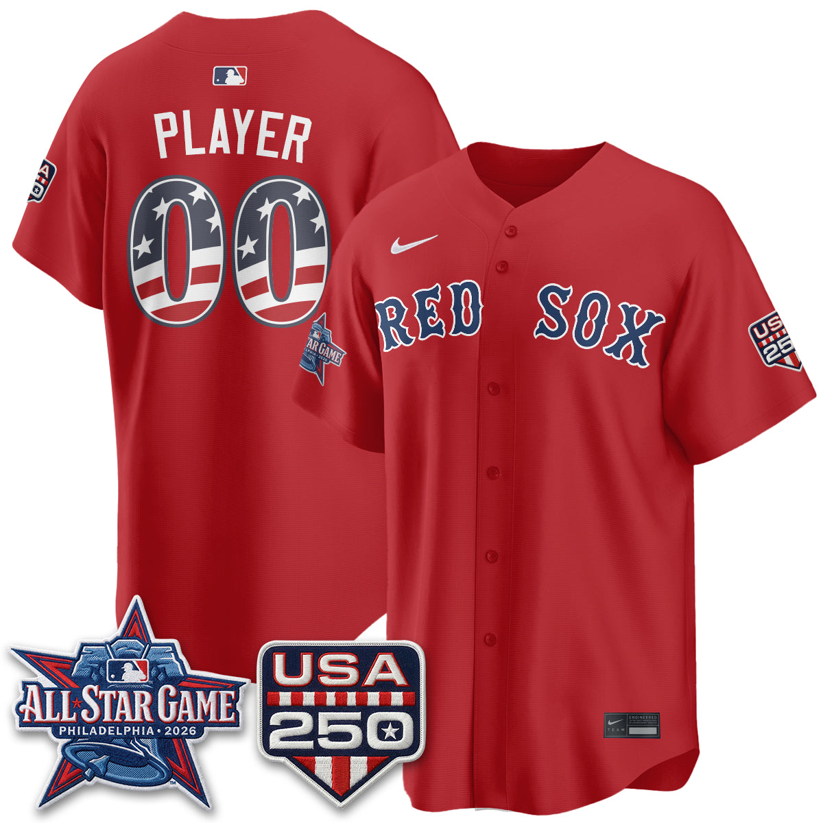 Boston Red Sox 2026 All Star Edition Vapor Custom Jersey - Stitched
