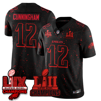 Philadelphia Eagles Dark Side Edition Vapor Jersey - Stitched