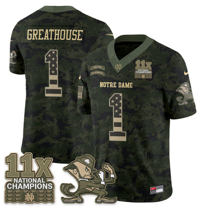 ND 2026 Salute to Service Vapor Jersey - Stitched