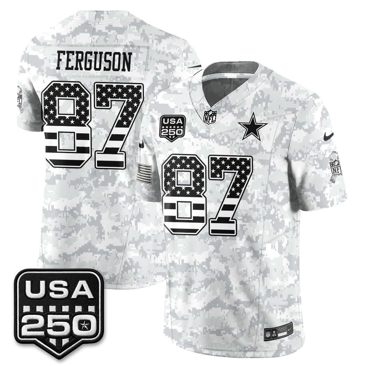 DAL 2026 Salute to Service Edition Vapor Jersey - Stitched