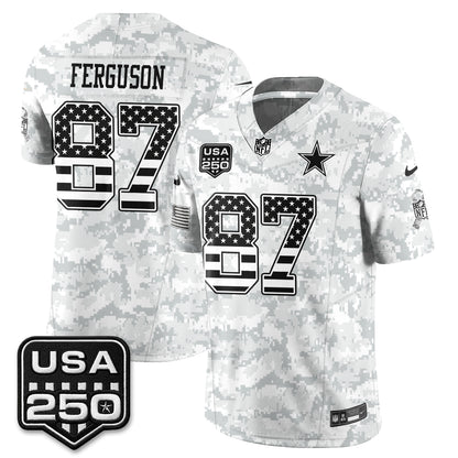 DAL 2026 Salute to Service Edition Vapor Jersey - Stitched