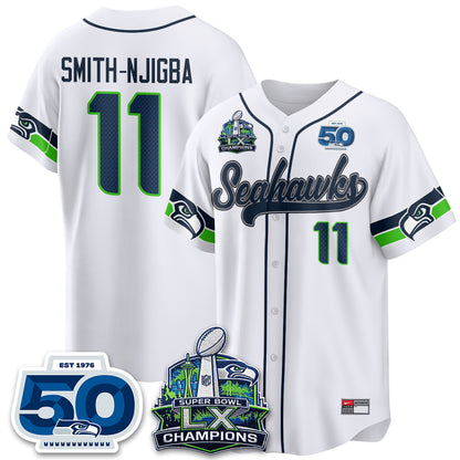 SEA SB LX Champs Vapor Baseball Jersey - Stitch