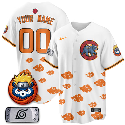 Chicago Cubs Naruto Akatsuki Vapor Limited Custom Jersey V2- Stitched