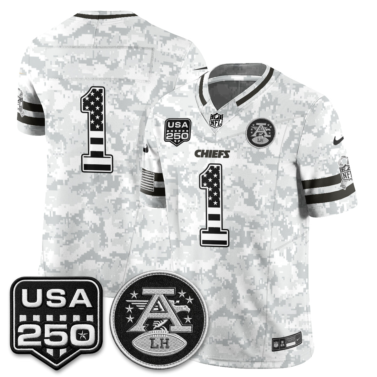 Kansas City Chiefs 2026 Salute to Service Vapor Jersey - Stitched