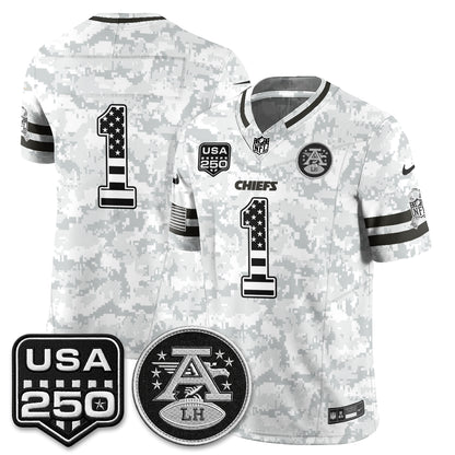 Kansas City Chiefs 2026 Salute to Service Vapor Jersey - Stitched