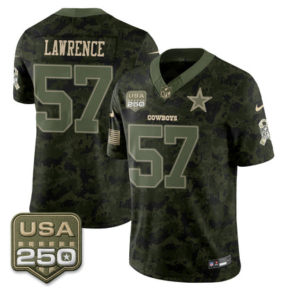 DAL 2026 Salute to Service Edition Vapor Jersey - Stitched