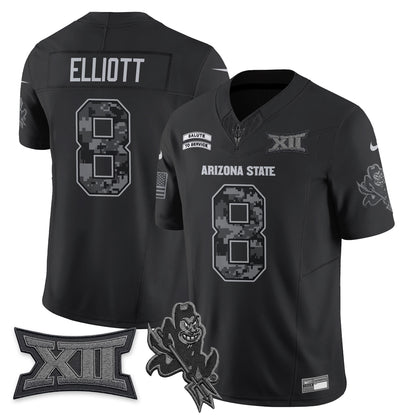 Arizona State Sun Devils 2026 Salute to Service Vapor Jersey - Stitched
