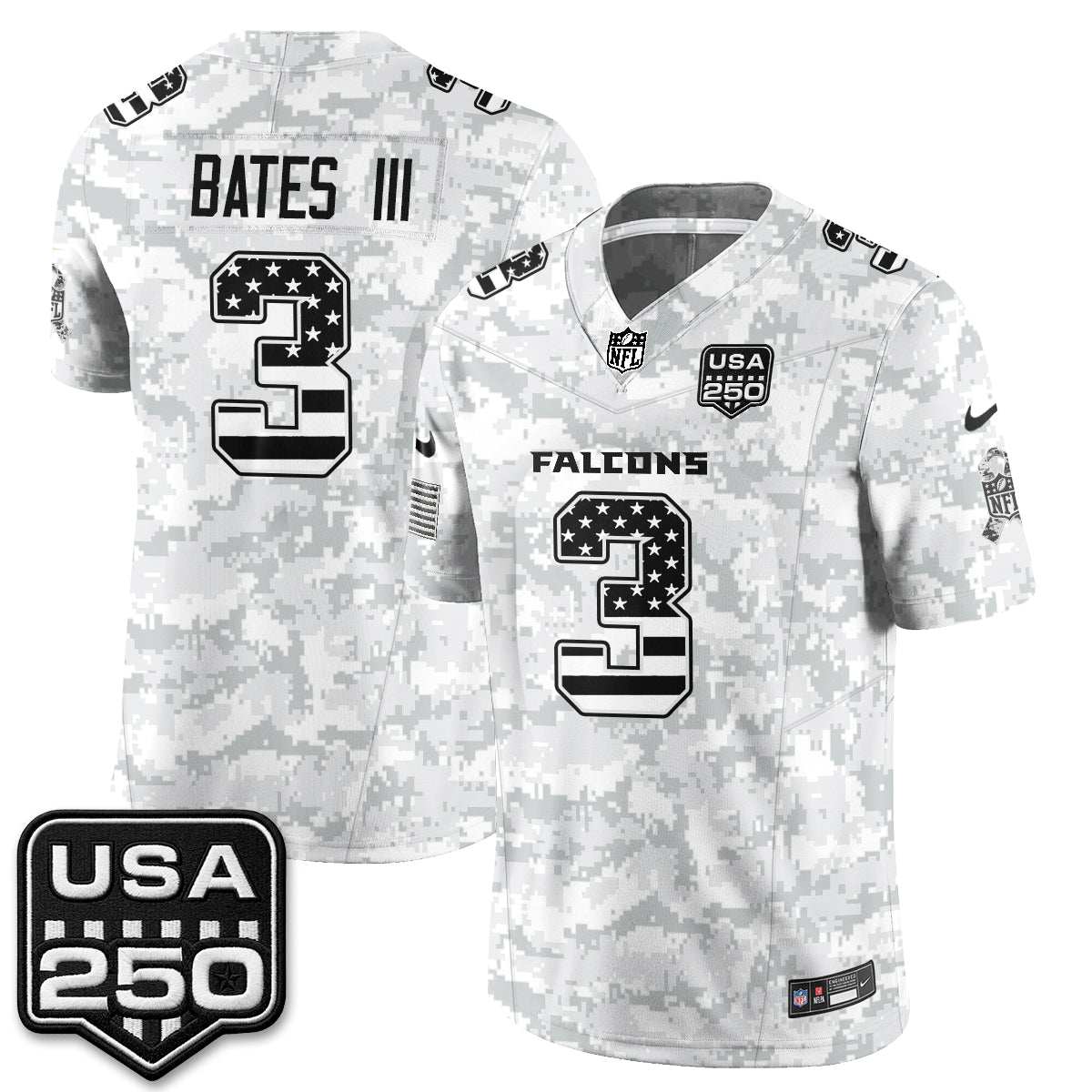 Atlanta Falcons 2026 Salute to Service Vapor Jersey - Stitched