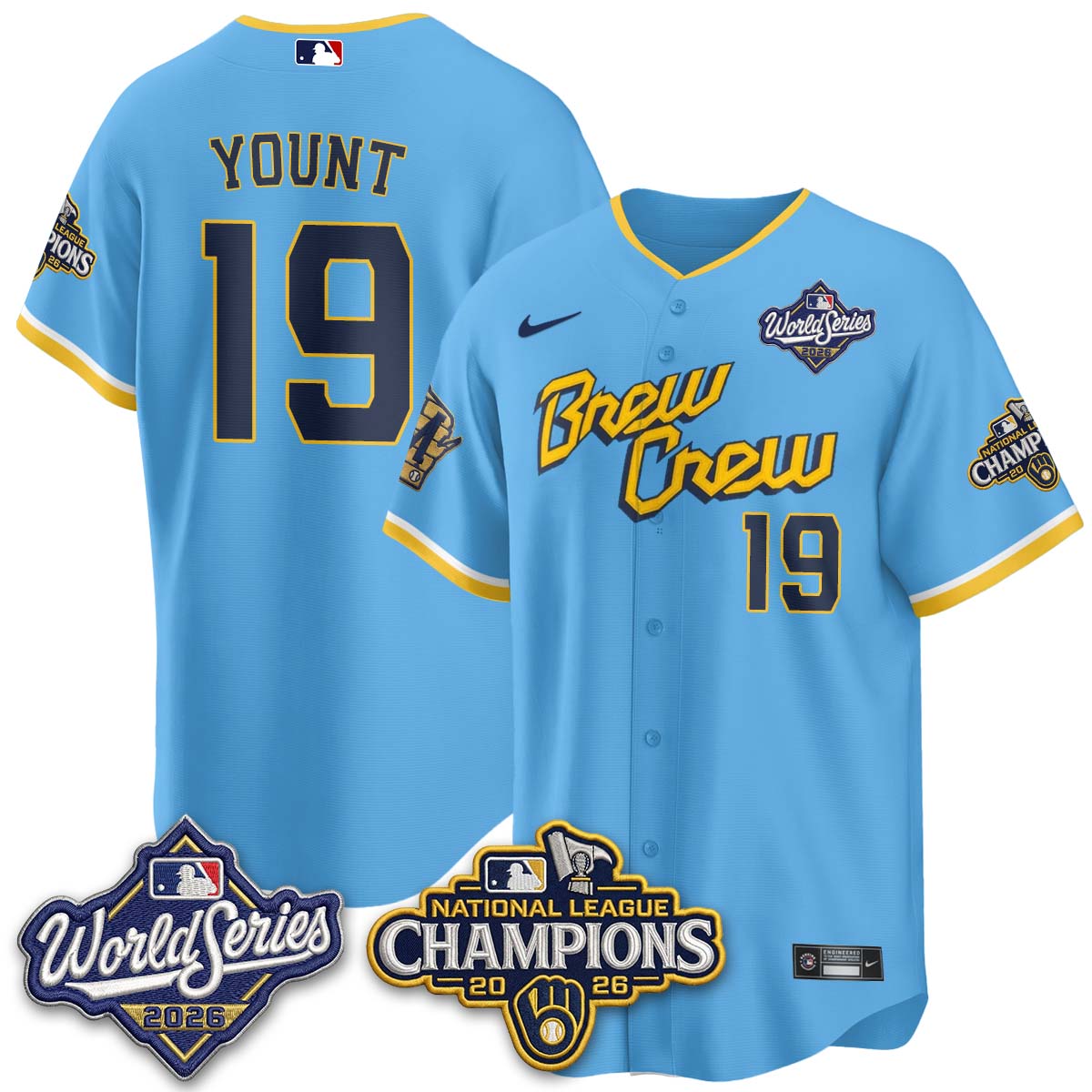 MIL 2026 NL Champions Vapor Jersey - Stitched n1