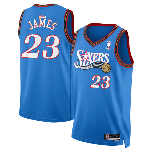 PHI LeBron James #23 Throwback Vapor Jersey - Stitched