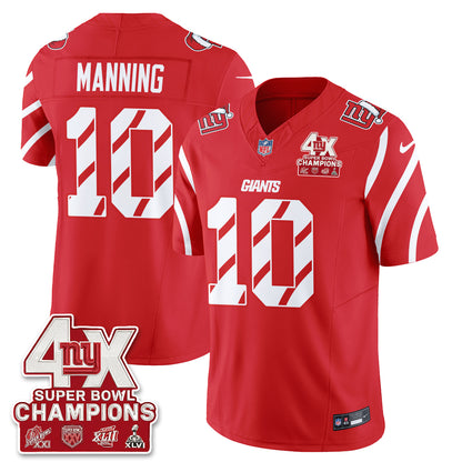 New York Giants  Xmas Edition Vapor Jersey - Stitched