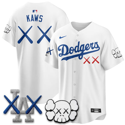 Los Angeles Dodgers x KAWS Edition Vapor Jersey - Stitched