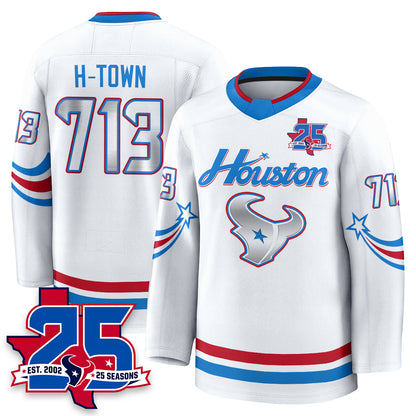 Houston Texans 2026 Rivalries Hockey Jersey - Printed