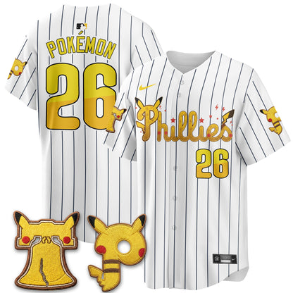 Philadelphia Phillies x PKM Edition Vapor Limited Jersey - Printed